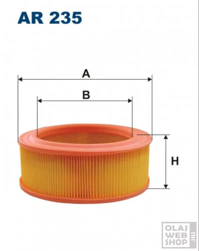 Filtron levegőszűrő AR235