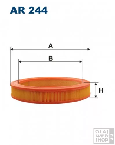 Filtron levegőszűrő AR244