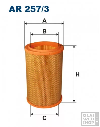 Filtron levegőszűrő AR257/3