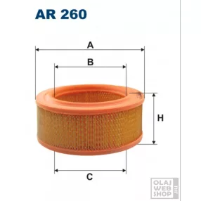 Filtron levegőszűrő AR260