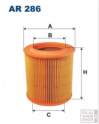 Filtron levegőszűrő AR286