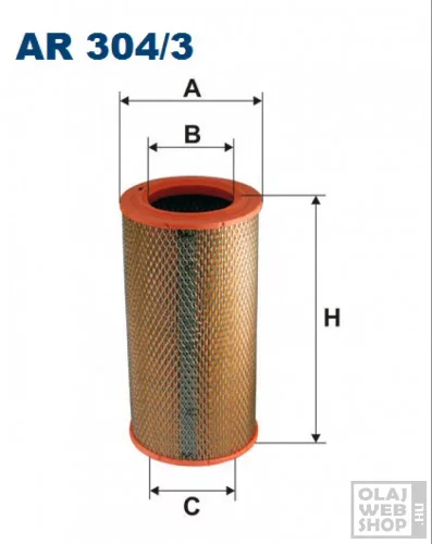 Filtron levegőszűrő AR304/3