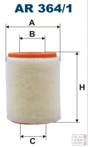 Filtron levegőszűrő AR364/1