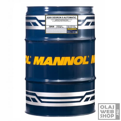 Mannol 8205 Dexron II automata váltóolaj 60L