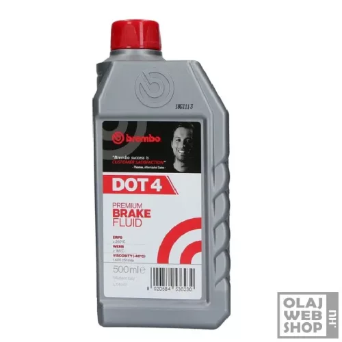 Brembo Premium Brake Fluid DOT 4 fékfolyadék 500ml