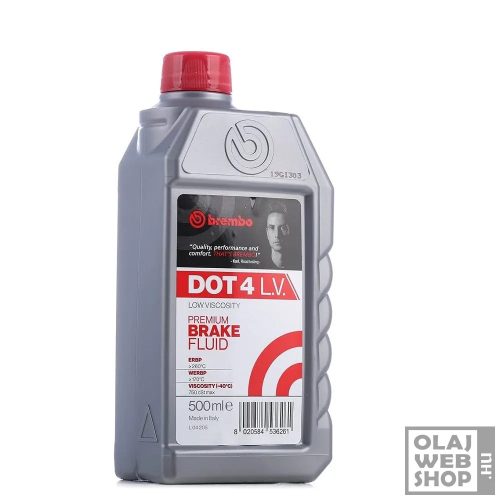 Brembo Premium Brake Fluid DOT 4 LV fékfolyadék 500 ml