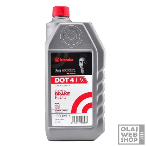 Brembo Premium Brake Fluid DOT 4 LV fékfolyadék 1 L