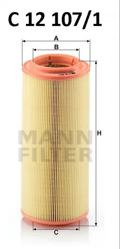 Mann-Filter levegőszűrő C12107/1
