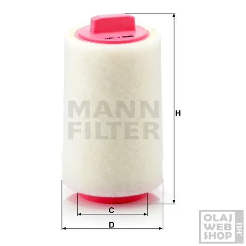 Mann-Filter levegőszűrő C1287