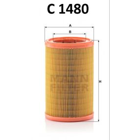 Mann-Filter levegőszűrő C1480