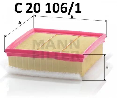 Mann-Filter levegőszűrő C20106/1