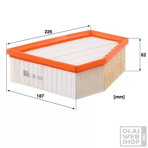 Mann-Filter levegőszűrő C 23 109
