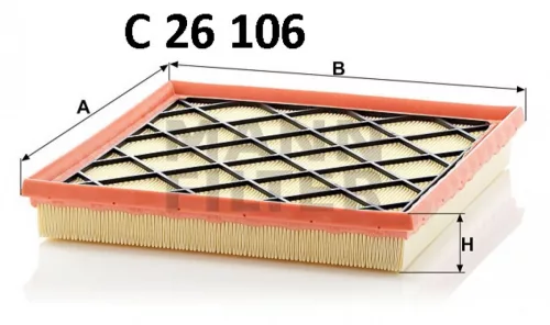 Mann-Filter levegőszűrő C26106
