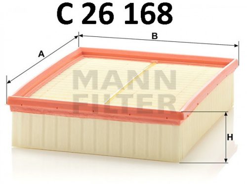 Mann-Filter levegőszűrő C26168