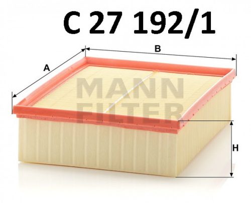 Mann-Filter levegőszűrő C27192/1