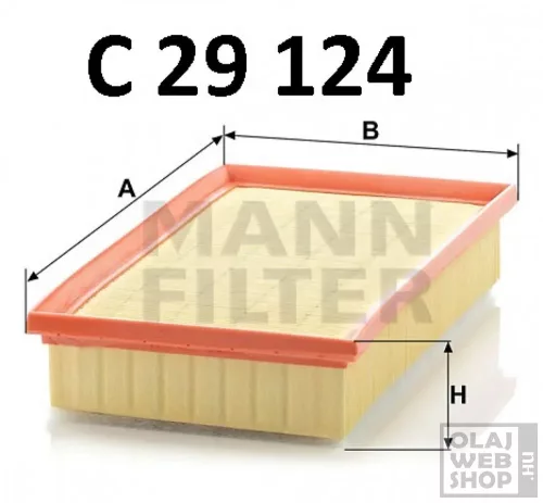 Mann-Filter levegőszűrő C29124