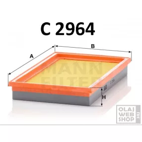 Mann-Filter levegőszűrő C2964