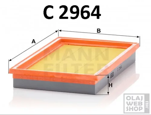 Mann-Filter levegőszűrő C2964