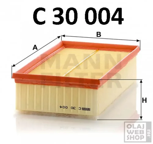 Mann-Filter levegőszűrő C30004
