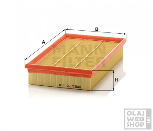 Mann-Filter levegőszűrő C30115