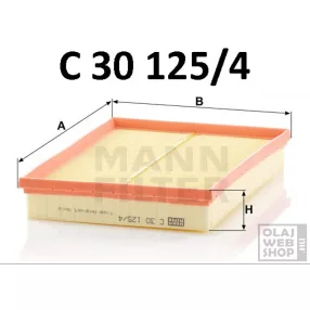 Mann-Filter levegőszűrő C30125/4