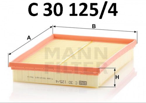 Mann-Filter levegőszűrő C30125/4