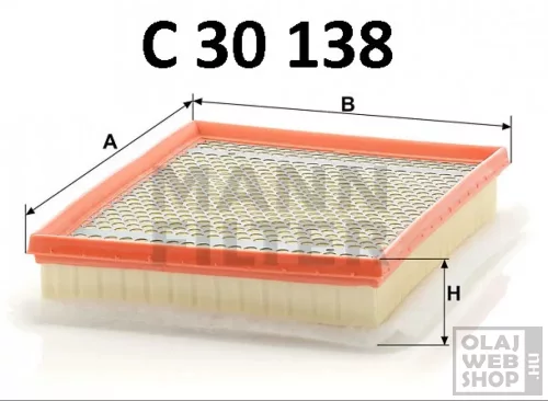Mann-Filter levegőszűrő C30138