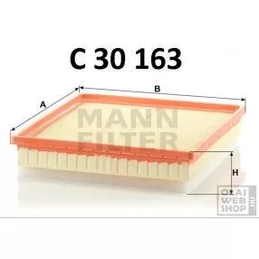 Mann-Filter levegőszűrő C30163