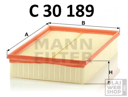 Mann-Filter levegőszűrő C30189