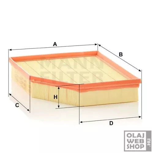 Mann-Filter levegőszűrő C30196