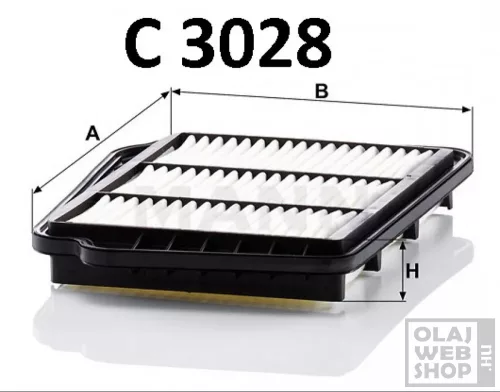 Mann-Filter levegőszűrő C3028