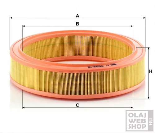 Mann-Filter levegőszűrő C3082/5
