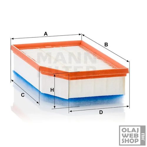 Mann-Filter levegőszűrő C 31 027