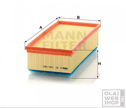 Mann-Filter levegőszűrő C31145