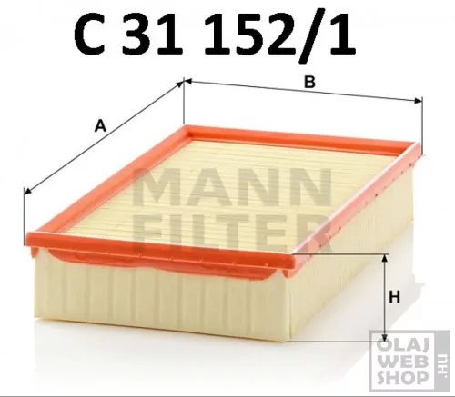 Mann-Filter levegőszűrő C31152/1