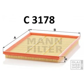 Mann-Filter levegőszűrő C3178