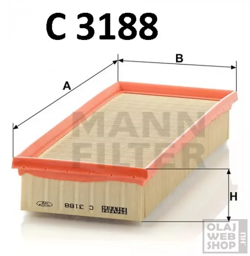 Mann-Filter levegőszűrő C3188