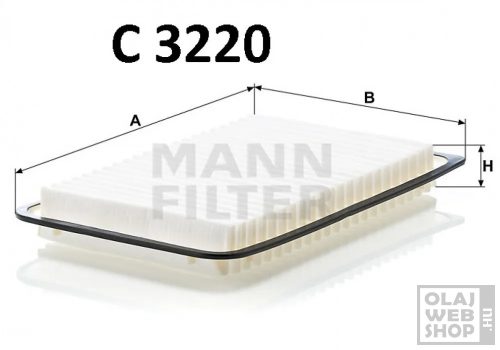 Mann-Filter levegőszűrő C3220