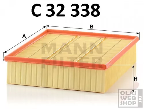 Mann-Filter levegőszűrő C32338