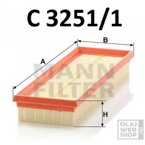 Mann-Filter levegőszűrő C3251/1
