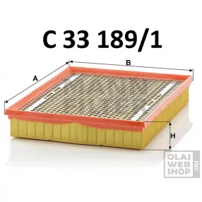Mann-Filter levegőszűrő C33189/1