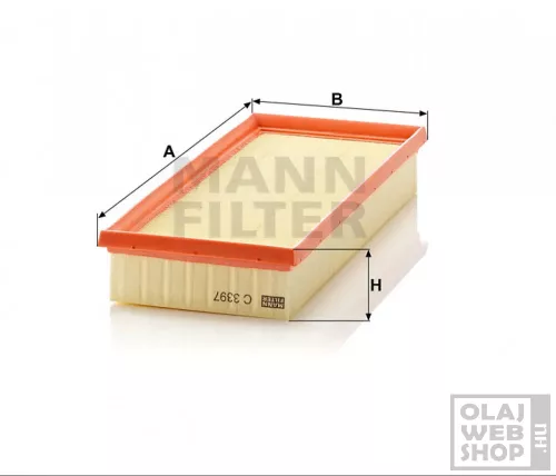 Mann-Filter levegőszűrő C3397