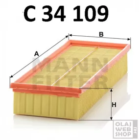 Mann-Filter levegőszűrő C34109