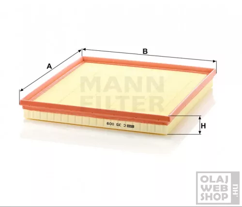 Mann-Filter levegőszűrő C35009