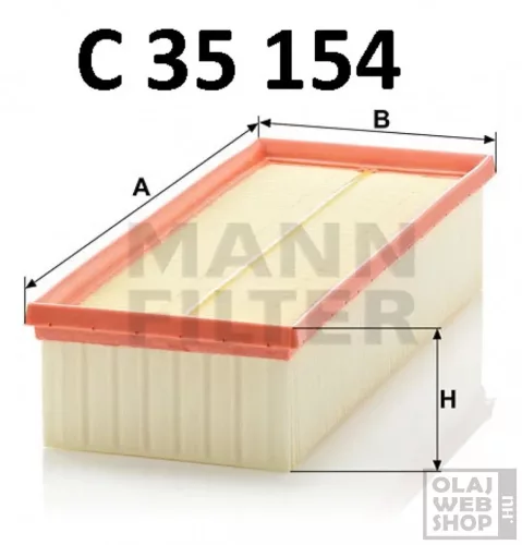 Mann-Filter levegőszűrő C35154
