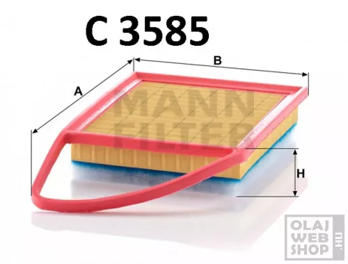 Mann-Filter levegőszűrő C3585