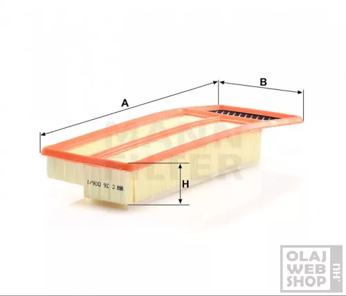 Mann-Filter levegőszűrő C36006/1
