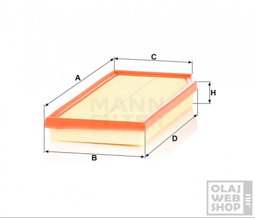 Mann-Filter levegőszűrő C36016
