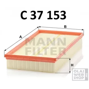 Mann-Filter levegőszűrő C37153