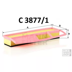 Mann-Filter levegőszűrő C3877/1